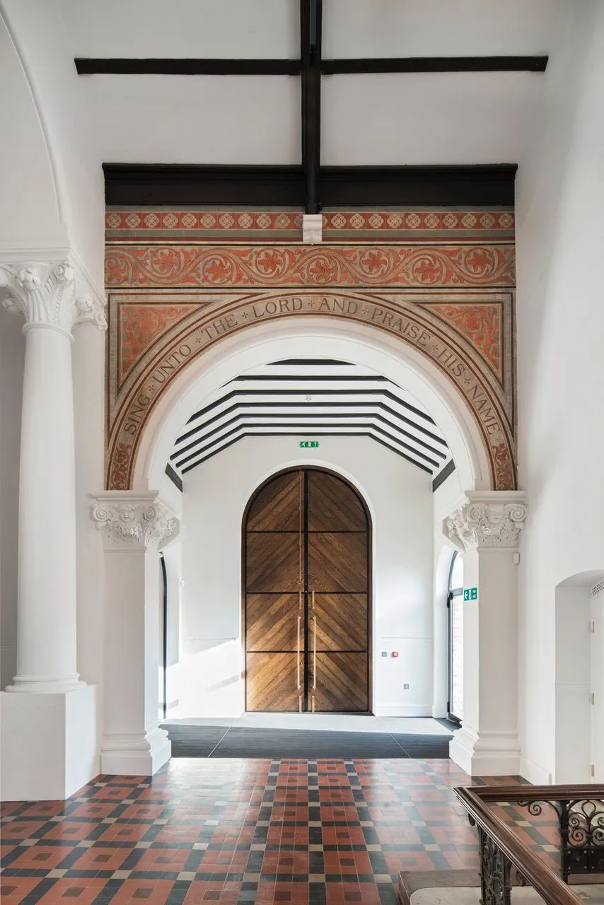 Garrison Chapel at Chelsea Barracks. Image courtesy of Peter Bennett.