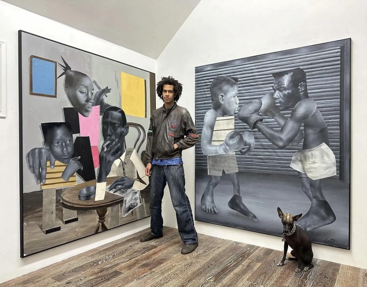Cato in his studio